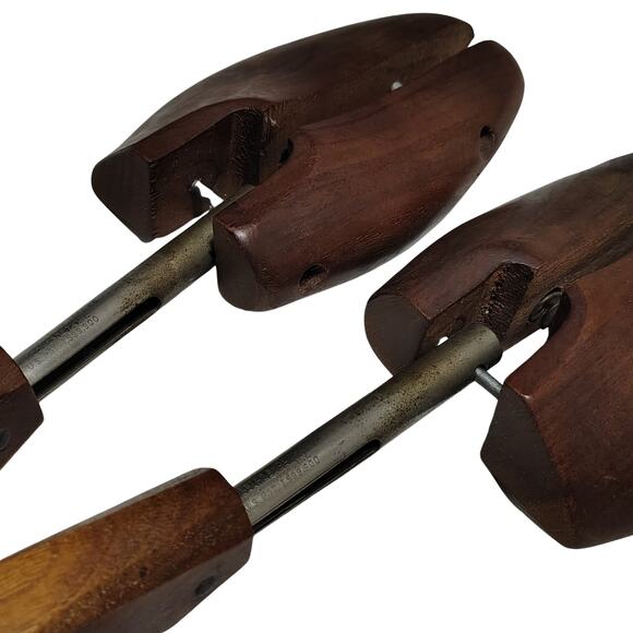 Rochester Shoe Tree Co. 12" Wooden Footwear Shapers Split Toe Forms Stretchers - Picture 5 of 6